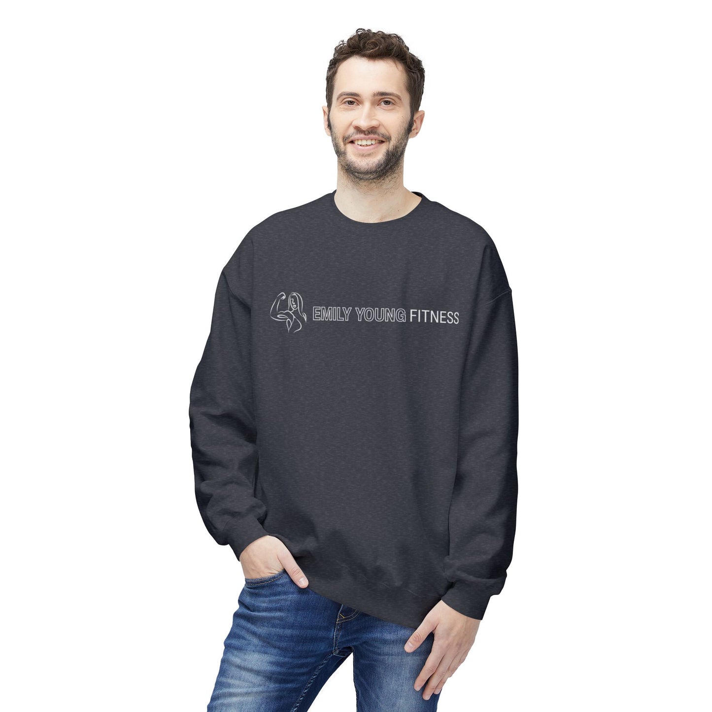 Emily Young Fitness - Unisex Midweight Softstyle Fleece Crewneck Sweatshirt