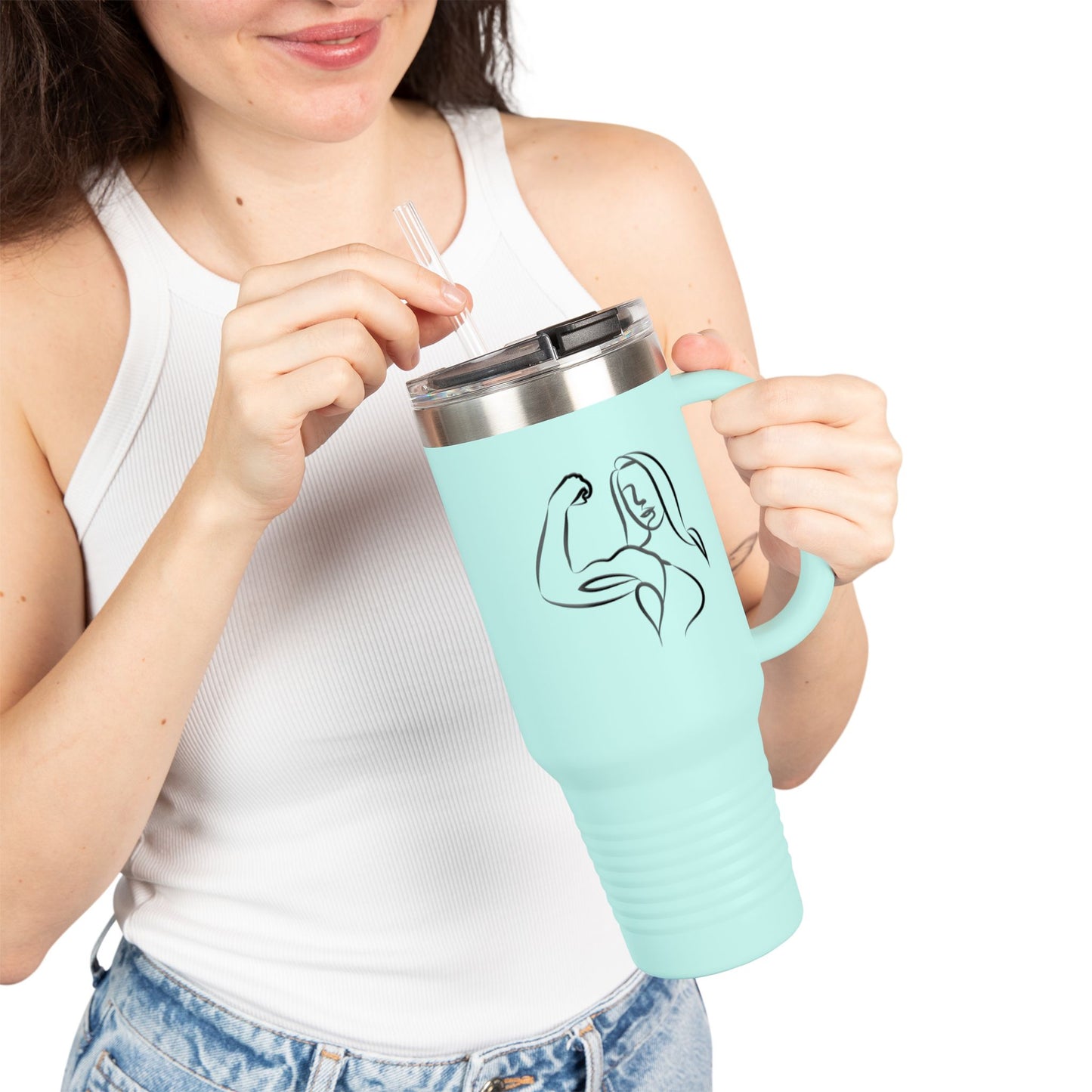 Emily Young Fitness Insulated Travel Mug, 40oz