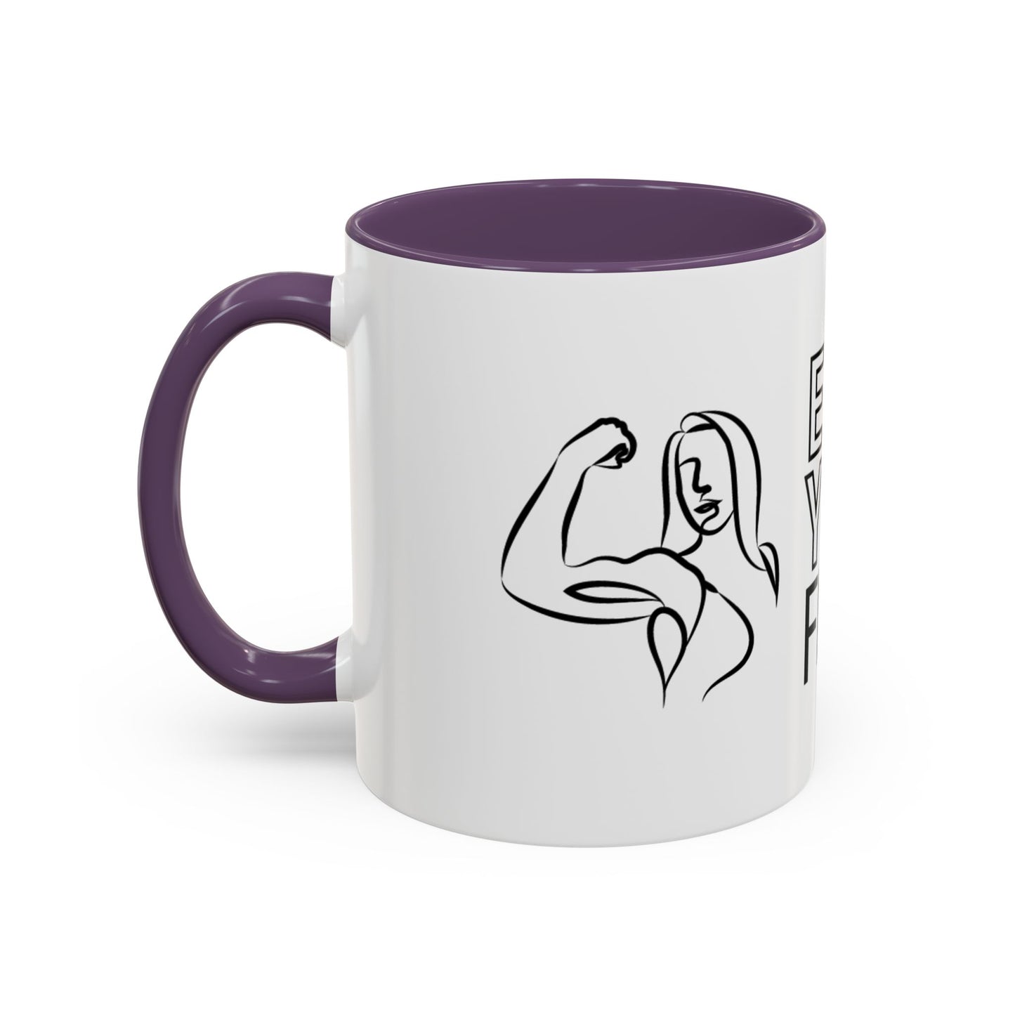 Emily Young Fitness Accent Coffee Mug