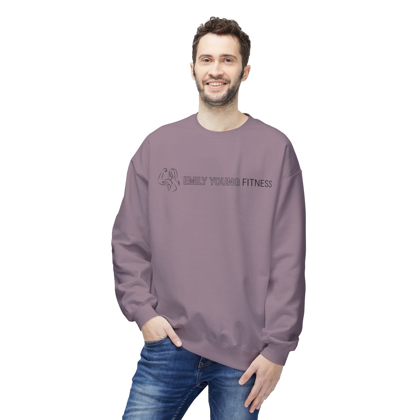 Emily Young Fitness - Unisex Midweight Softstyle Fleece Crewneck Sweatshirt
