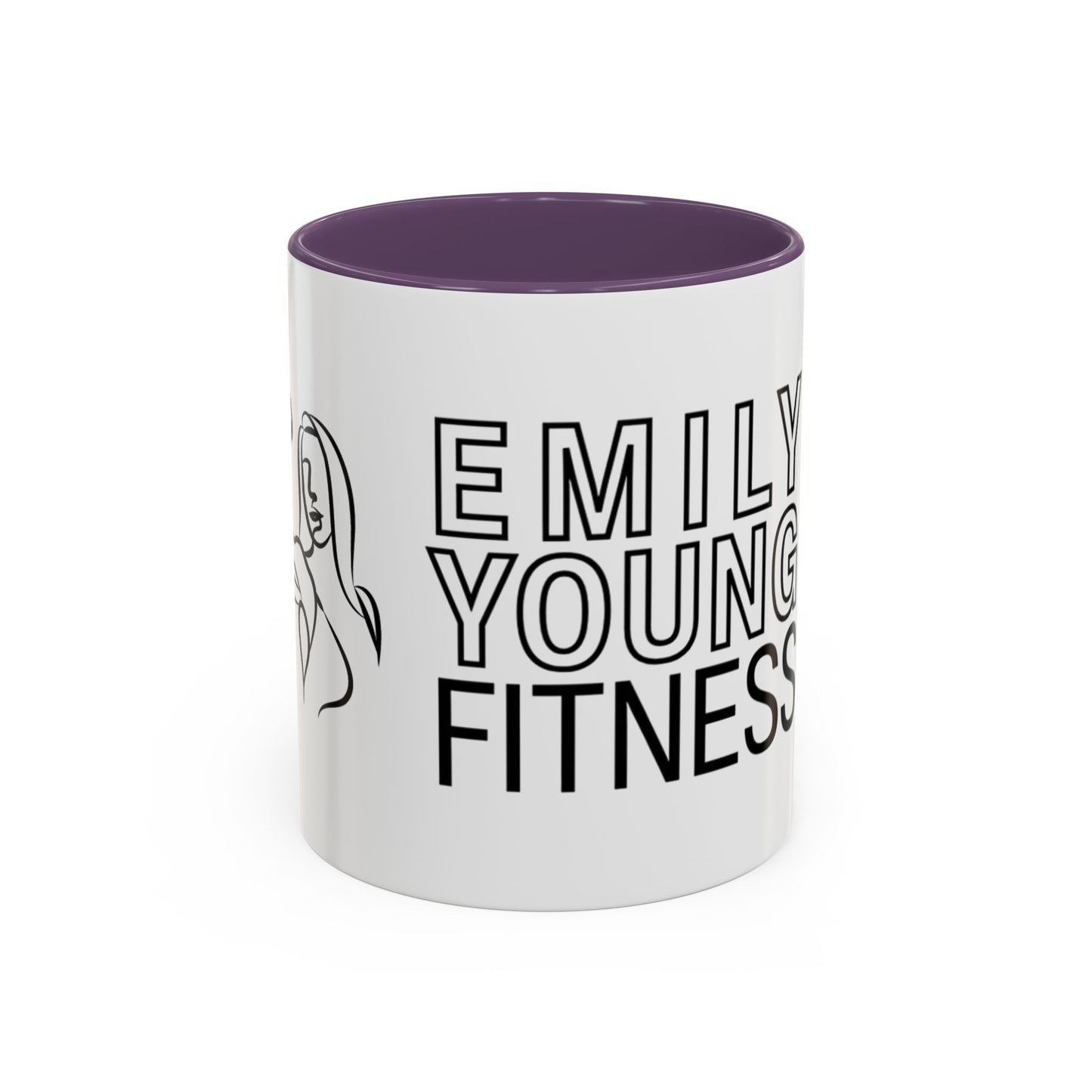 Emily Young Fitness Accent Coffee Mug