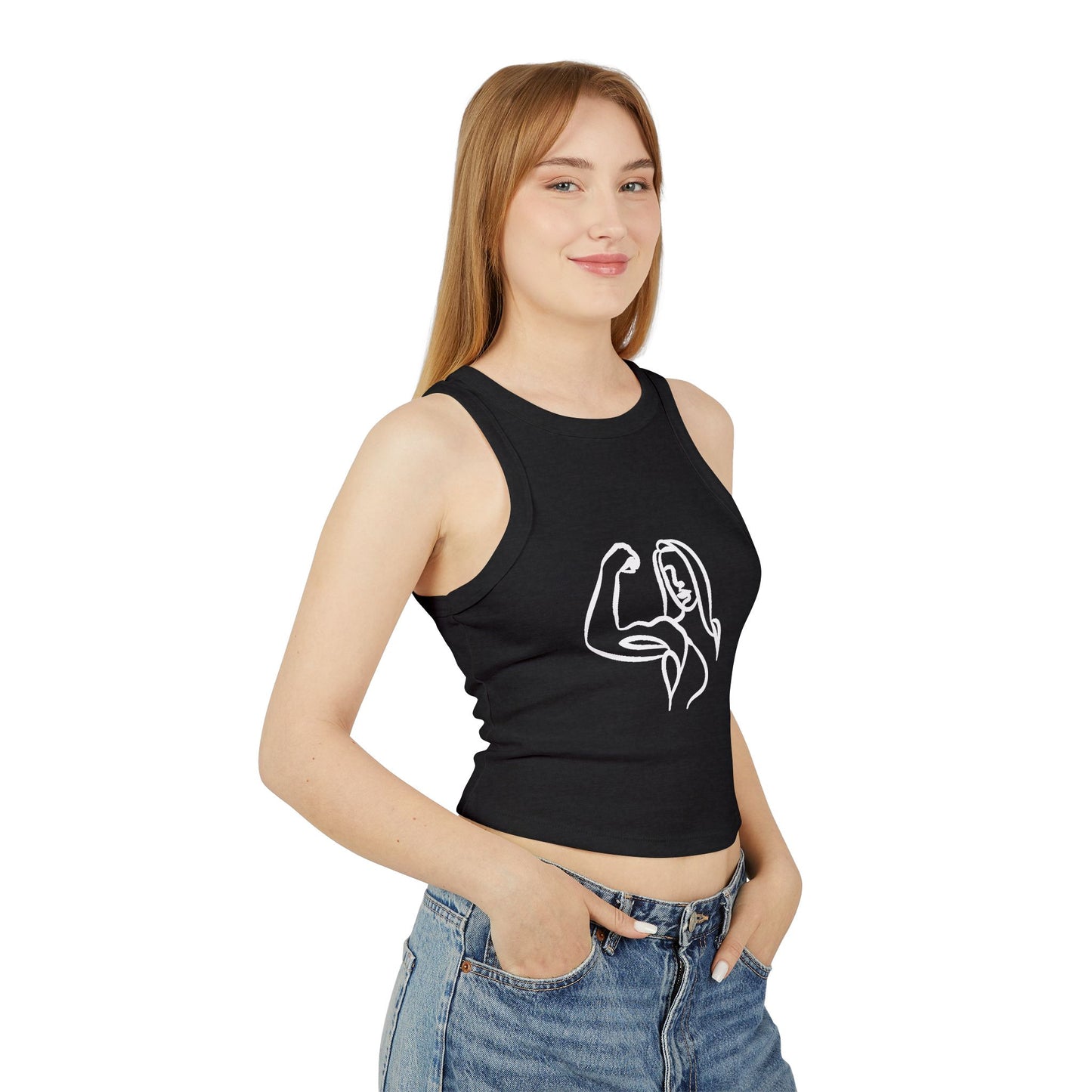 Micro Rib Women's Tank Top - Emily Young Fitness 2025 Fundraising Shirts