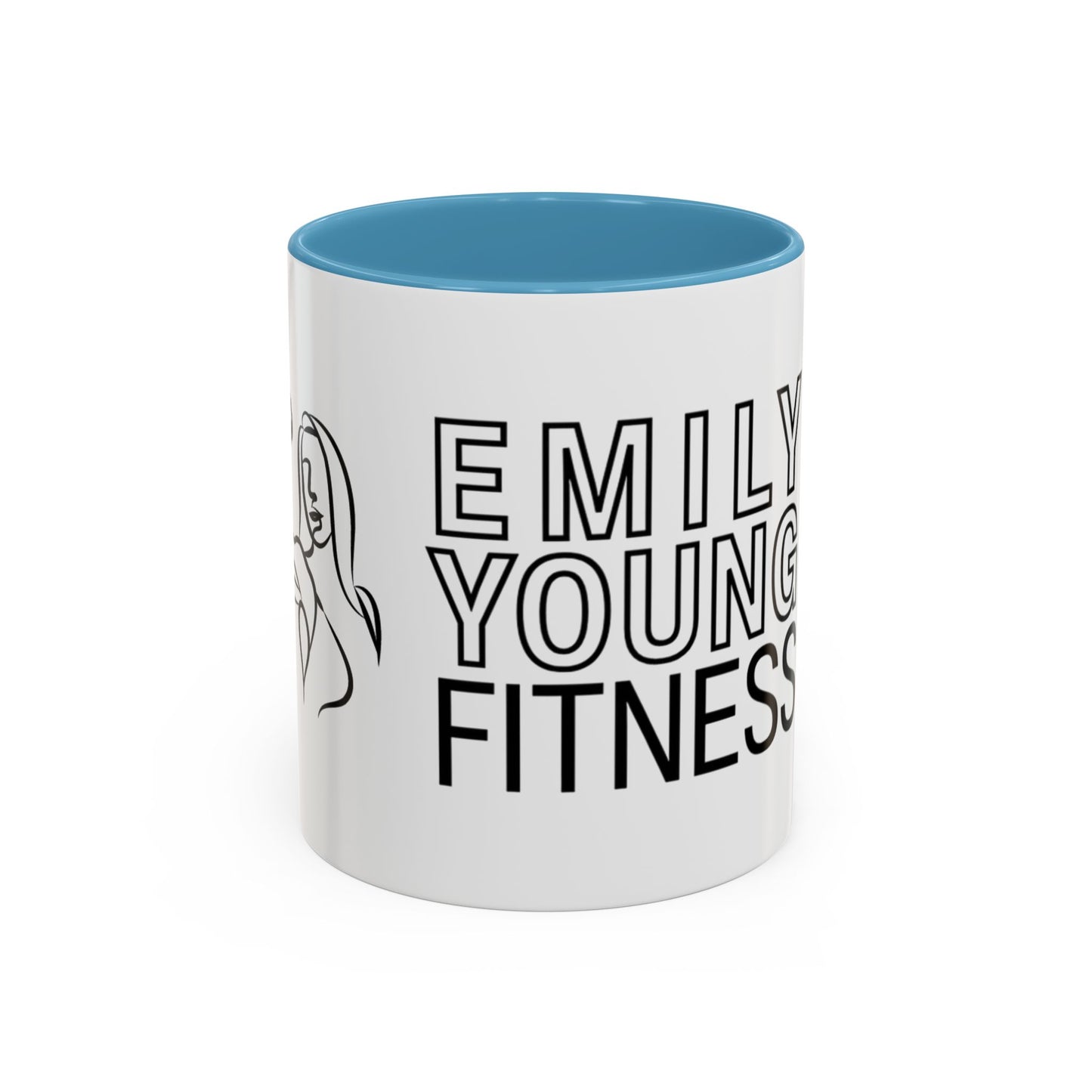 Emily Young Fitness Accent Coffee Mug