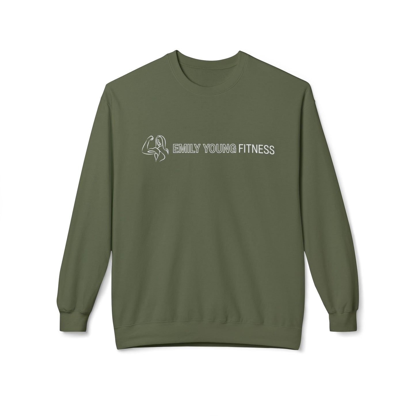 Emily Young Fitness - Unisex Midweight Softstyle Fleece Crewneck Sweatshirt