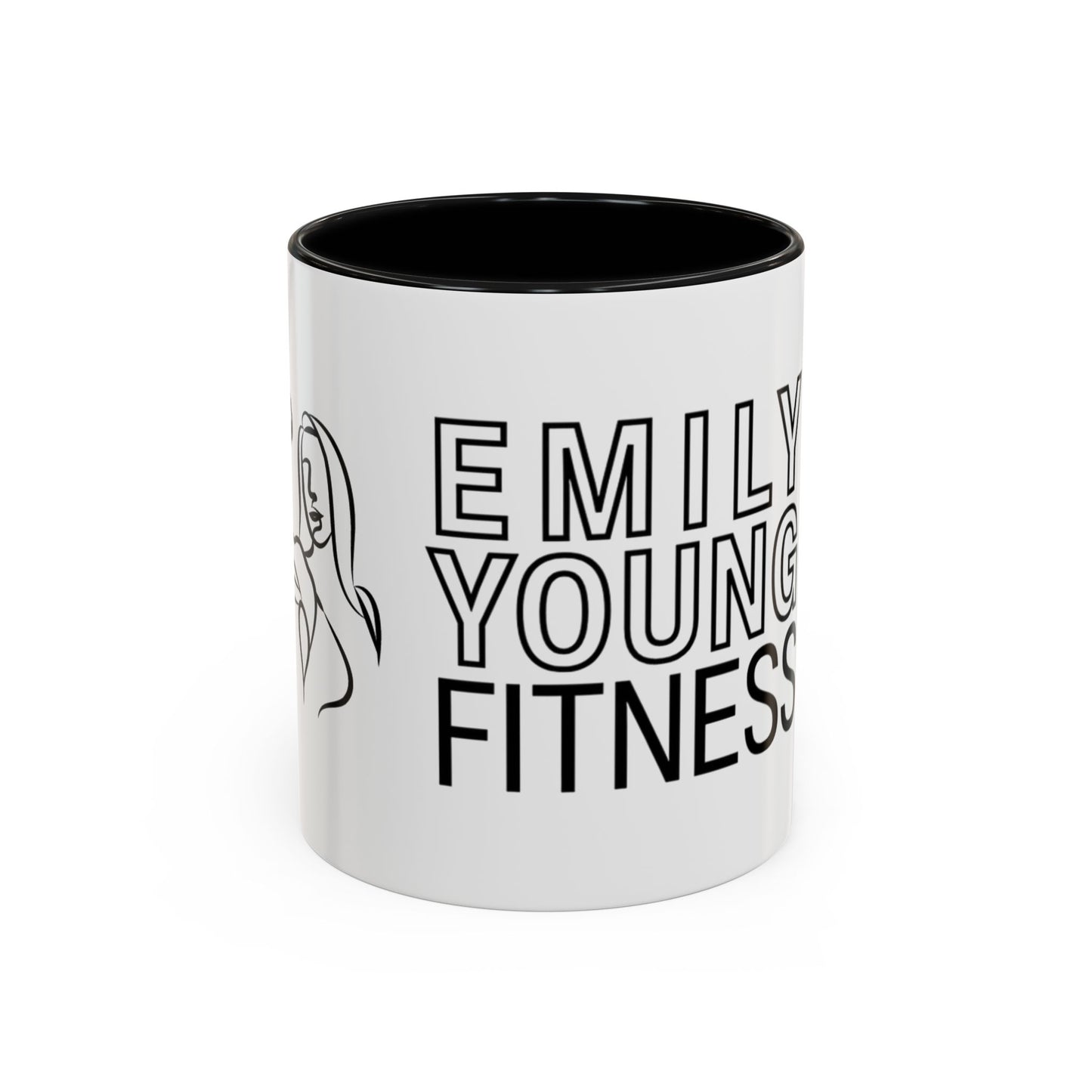 Emily Young Fitness Accent Coffee Mug