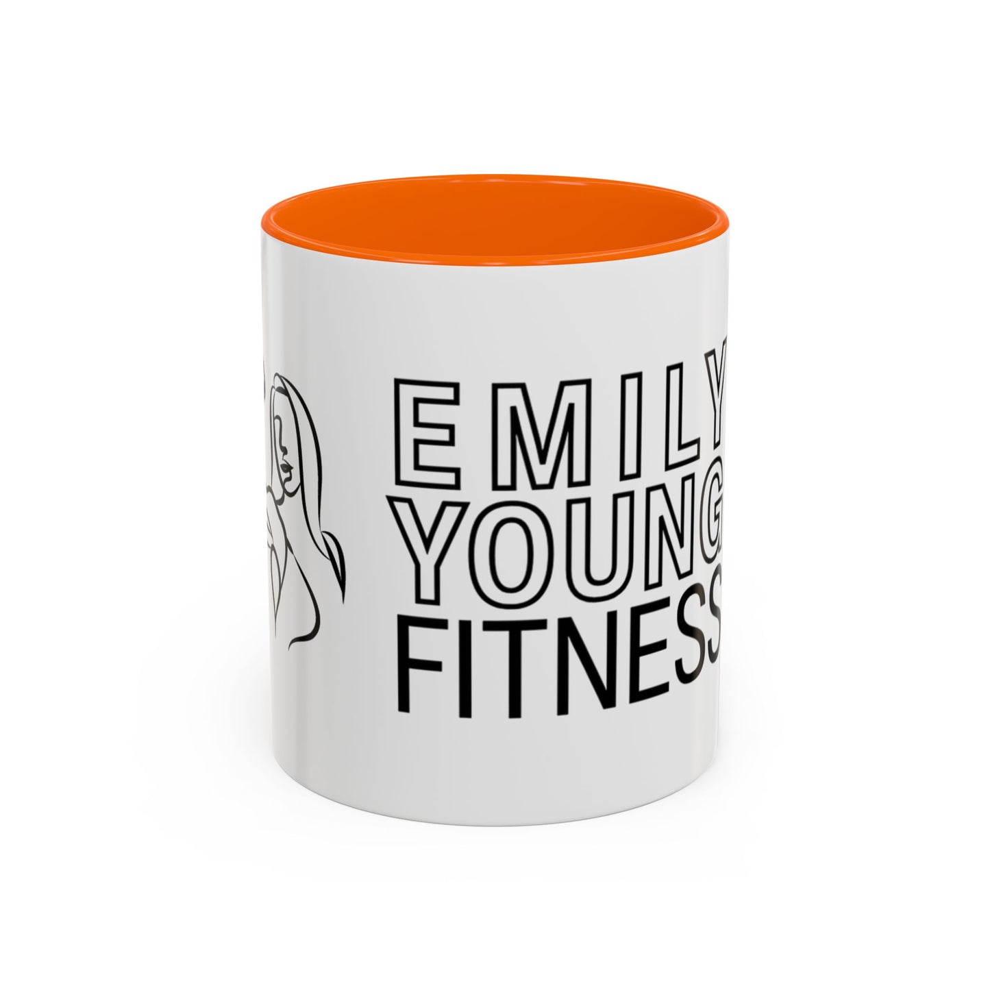 Emily Young Fitness Accent Coffee Mug