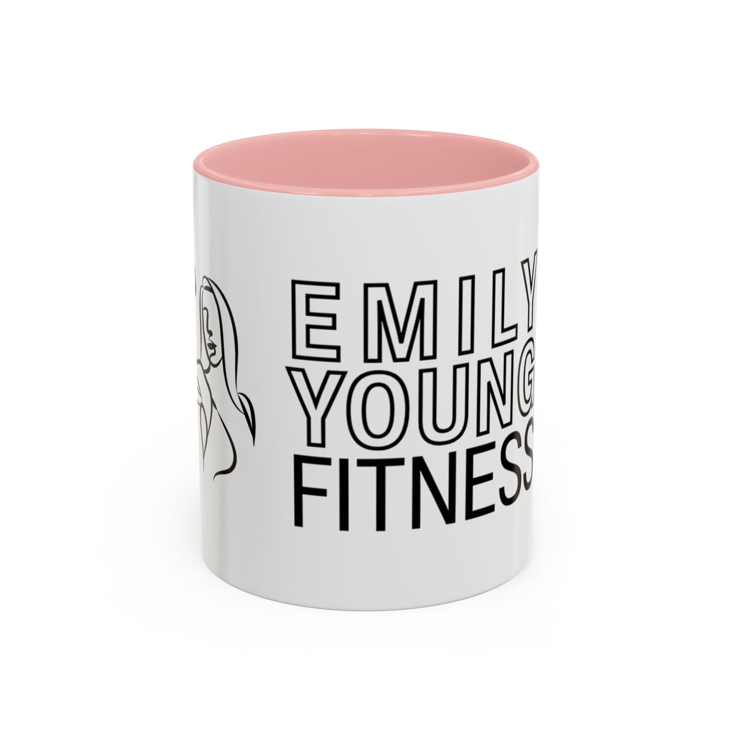 Emily Young Fitness Accent Coffee Mug