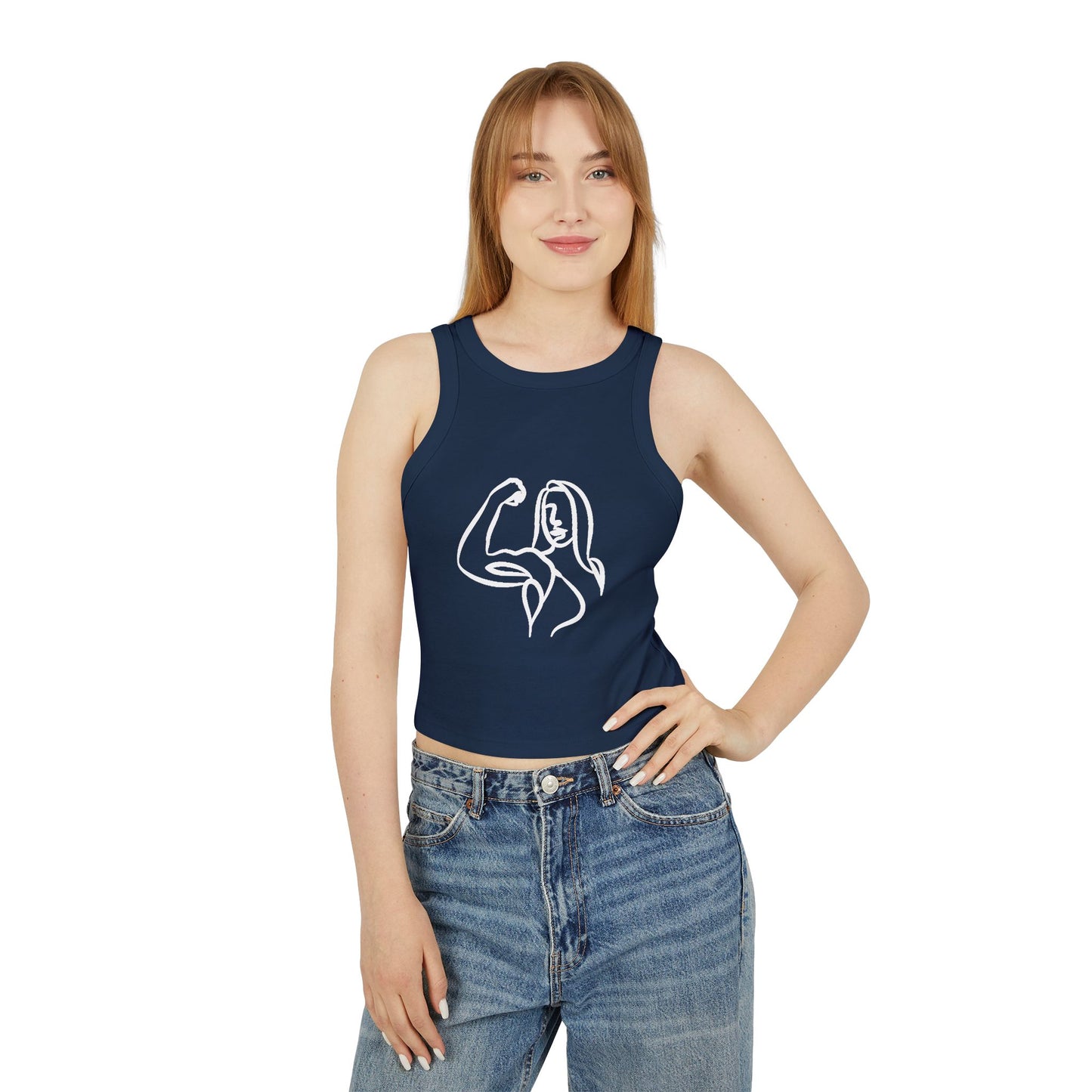 Micro Rib Women's Tank Top - Emily Young Fitness 2025 Fundraising Shirts