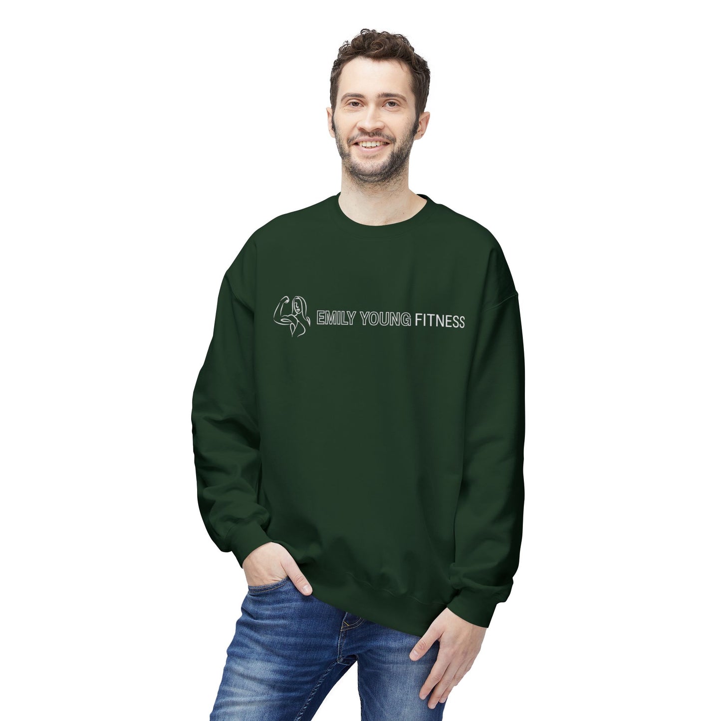 Emily Young Fitness - Unisex Midweight Softstyle Fleece Crewneck Sweatshirt