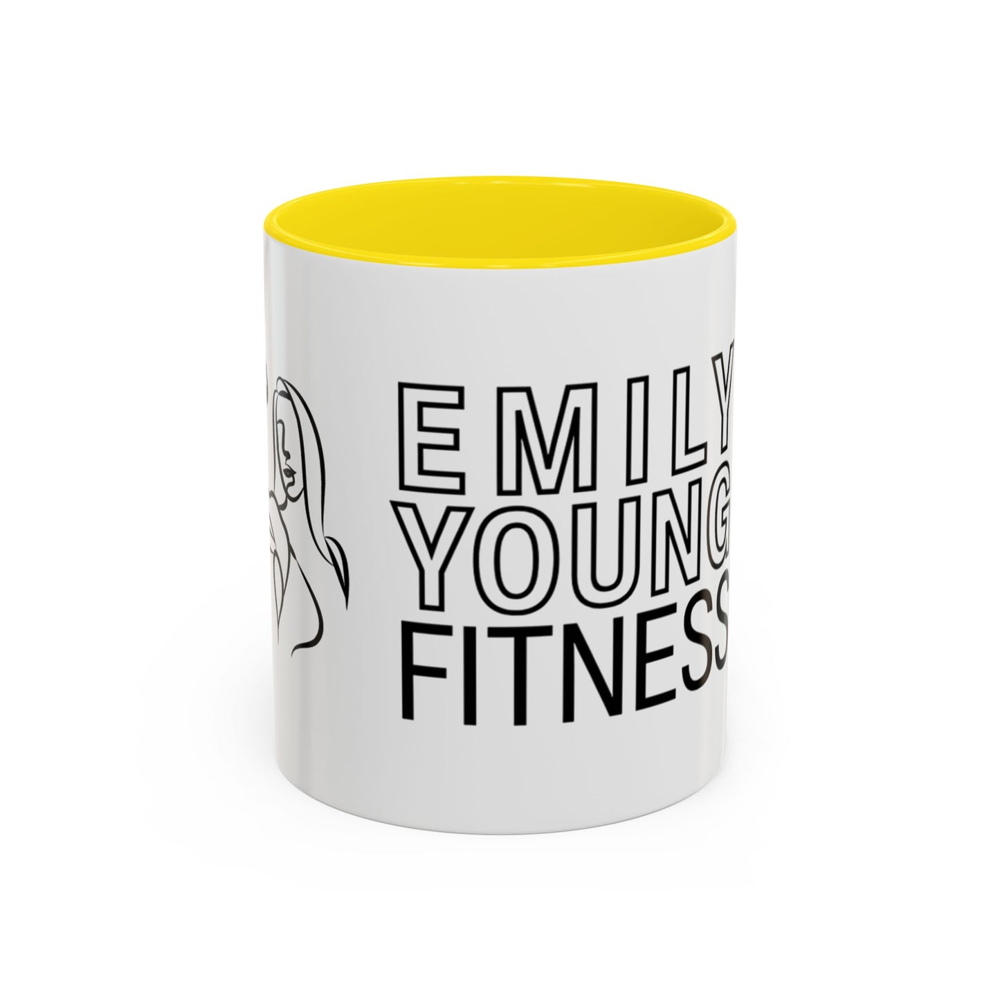 Emily Young Fitness Accent Coffee Mug