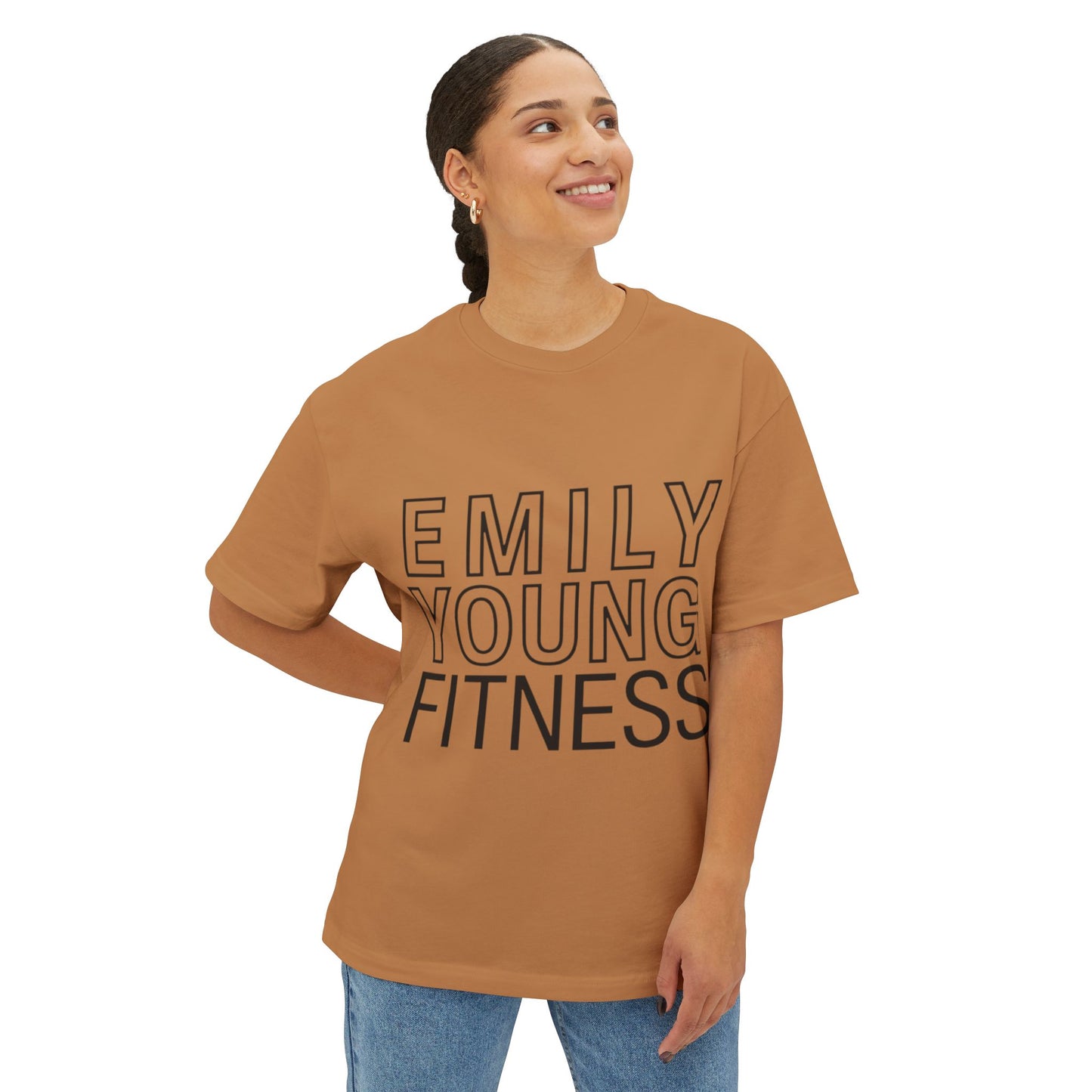 Emily Young Fitness Boxy Graphic Tee