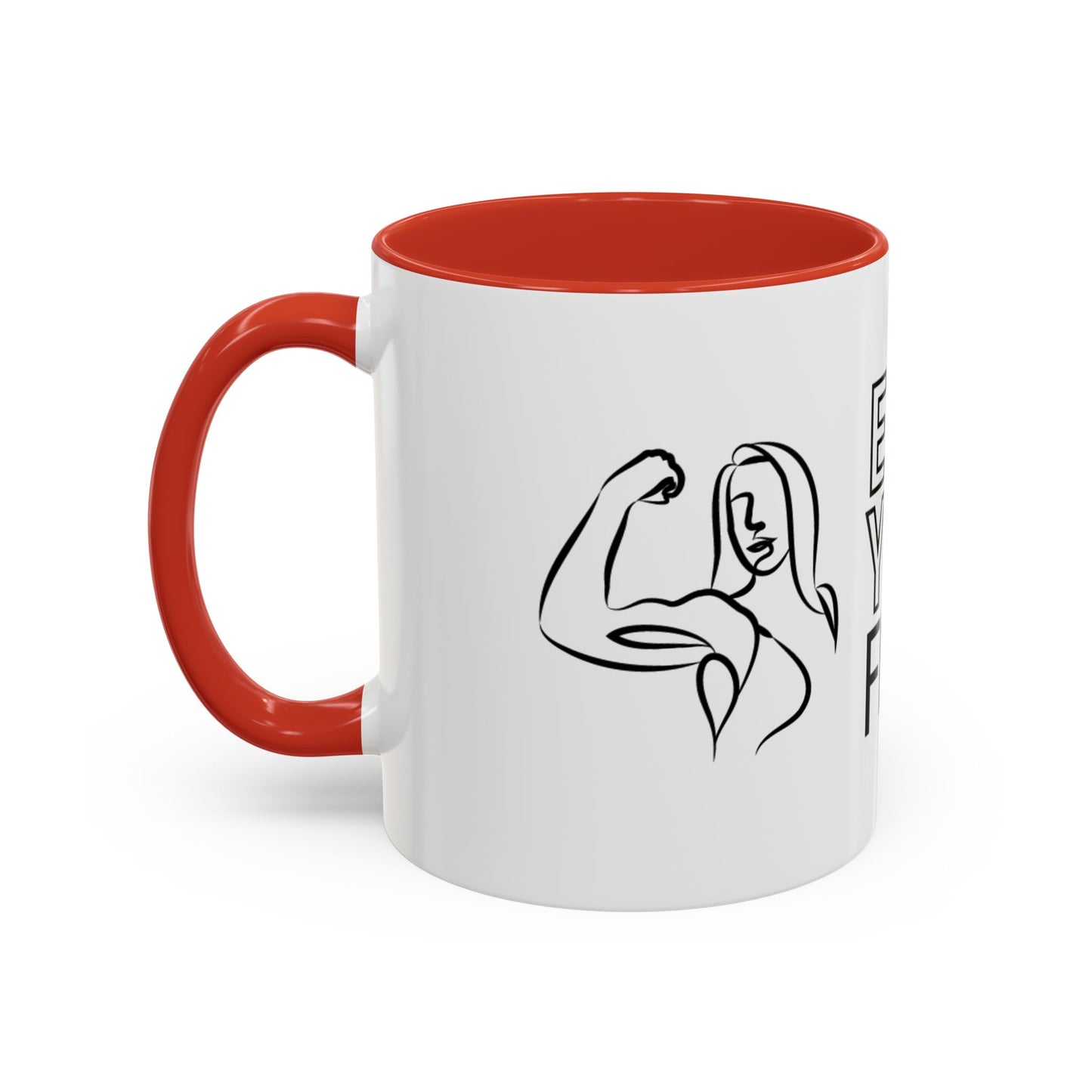 Emily Young Fitness Accent Coffee Mug