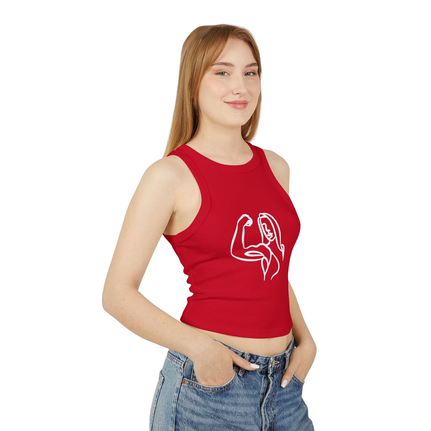 Micro Rib Women's Tank Top - Emily Young Fitness 2025 Fundraising Shirts