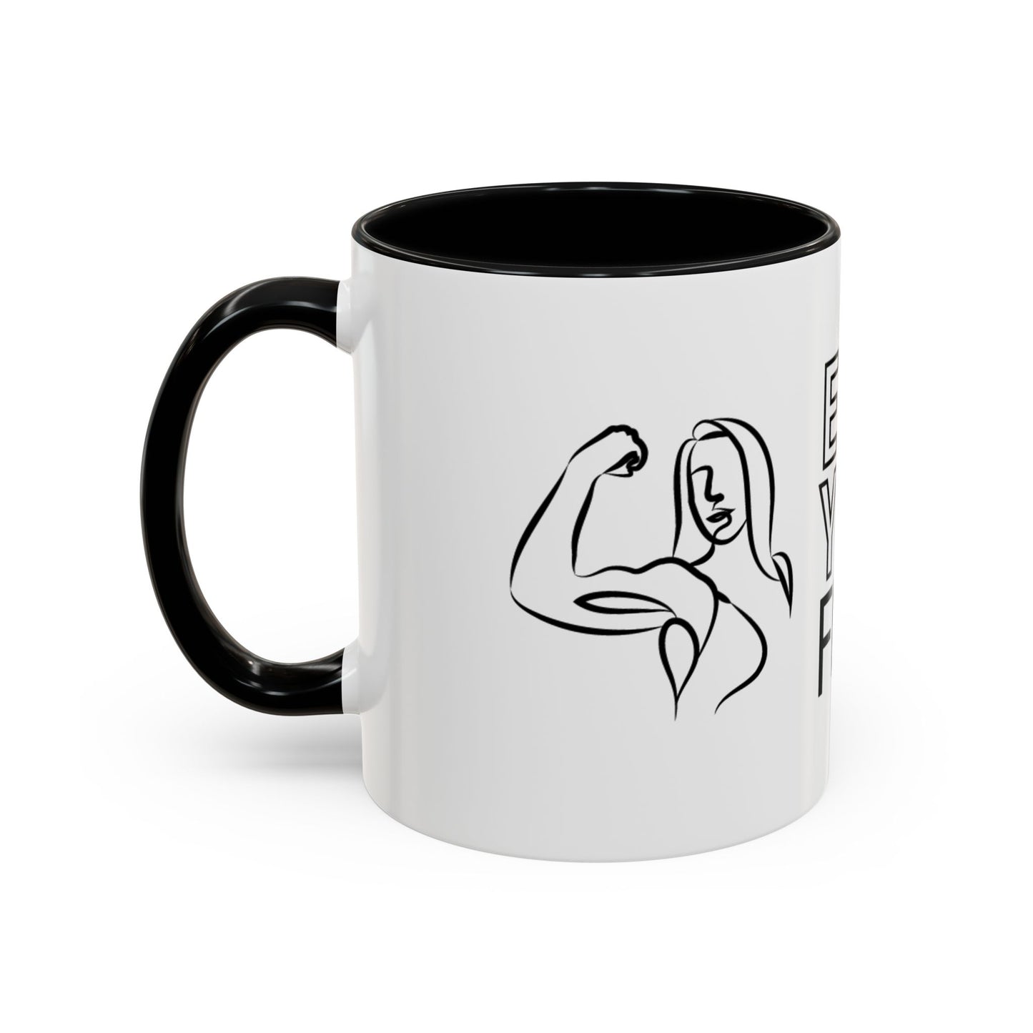 Emily Young Fitness Accent Coffee Mug