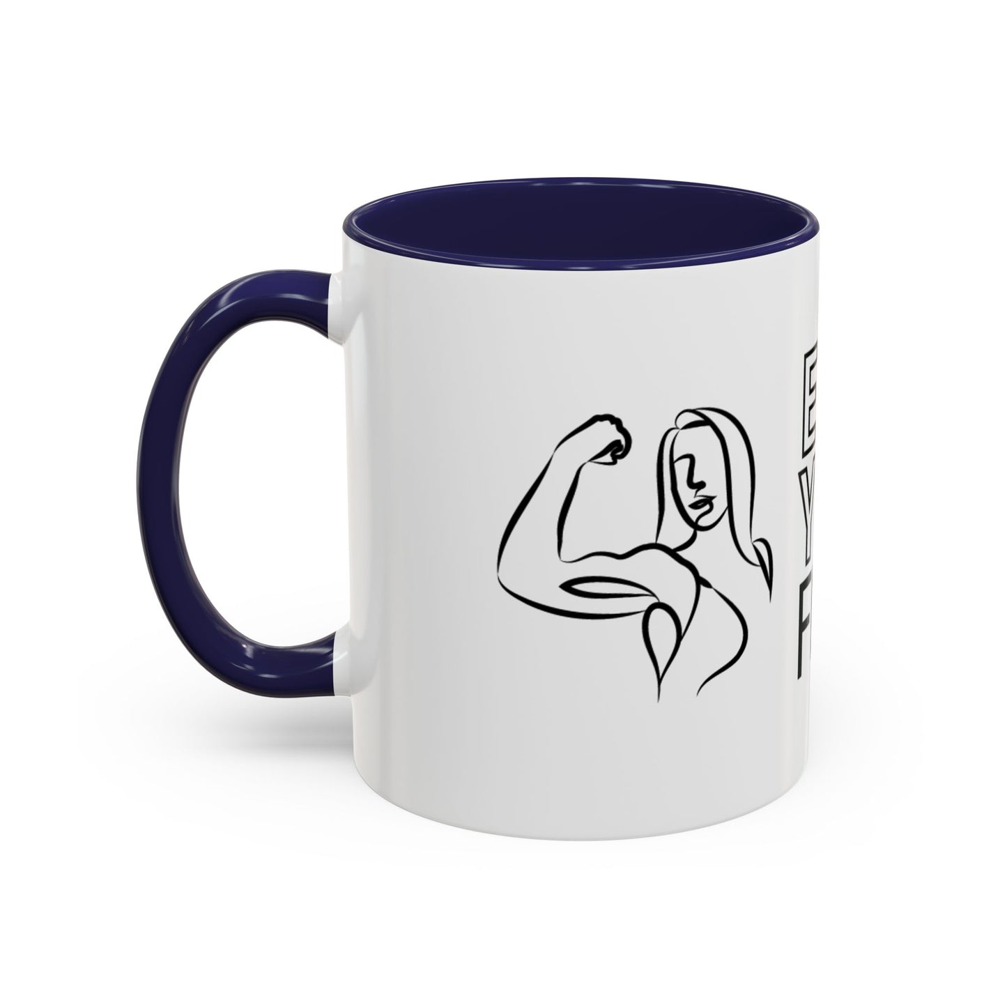 Emily Young Fitness Accent Coffee Mug