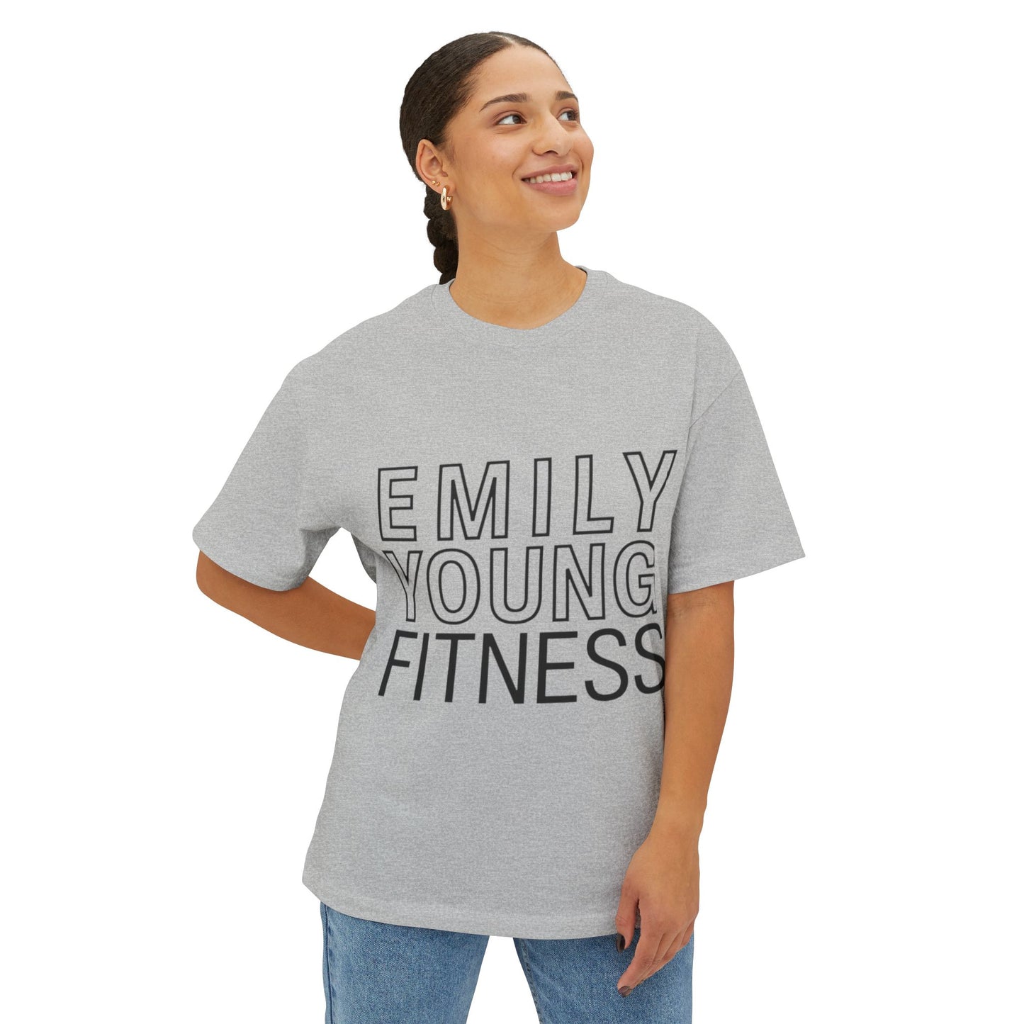 Emily Young Fitness Boxy Graphic Tee