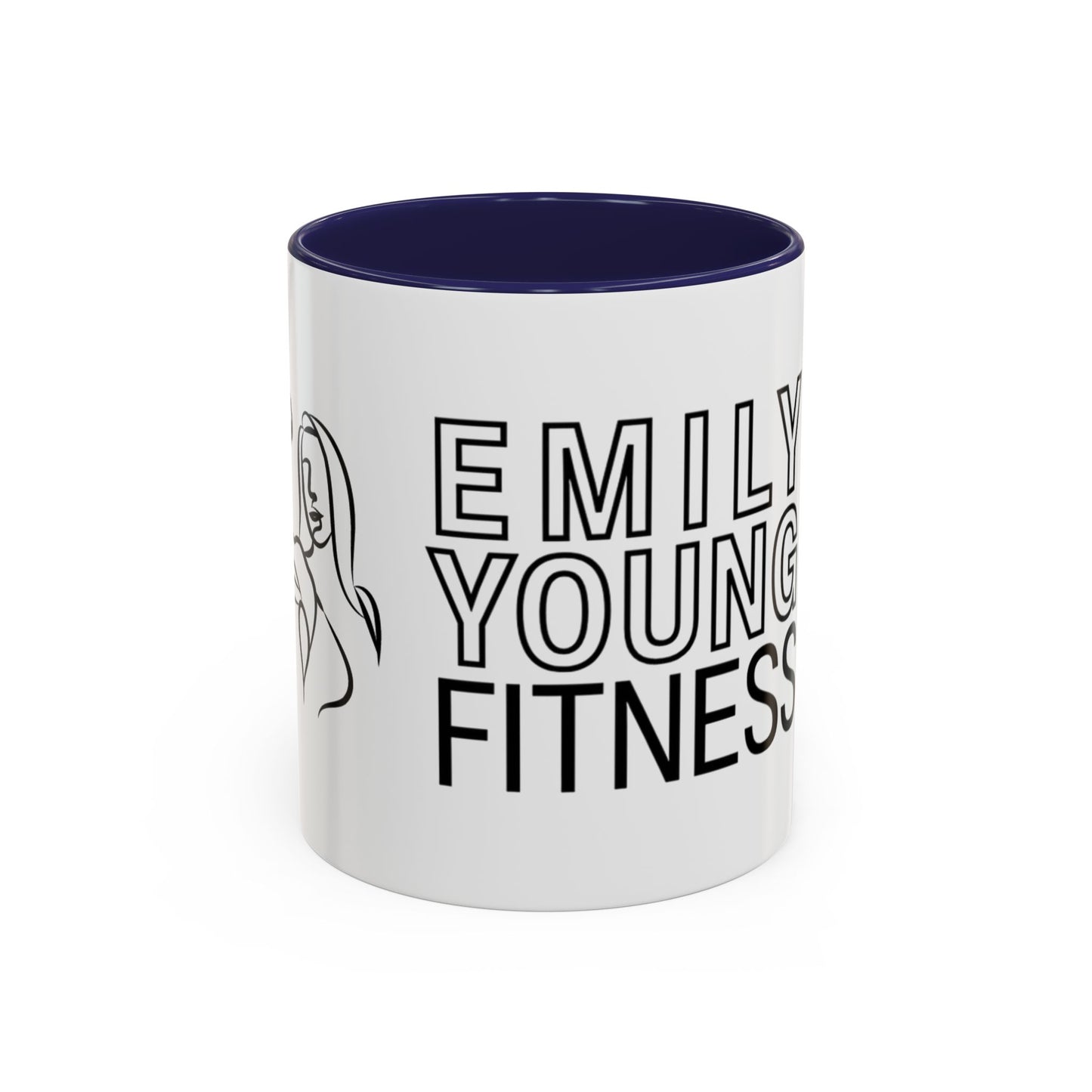 Emily Young Fitness Accent Coffee Mug