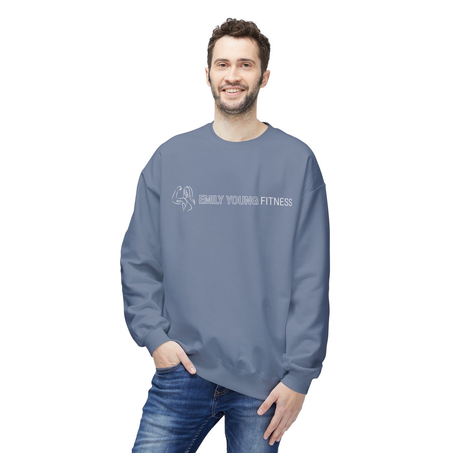 Emily Young Fitness - Unisex Midweight Softstyle Fleece Crewneck Sweatshirt