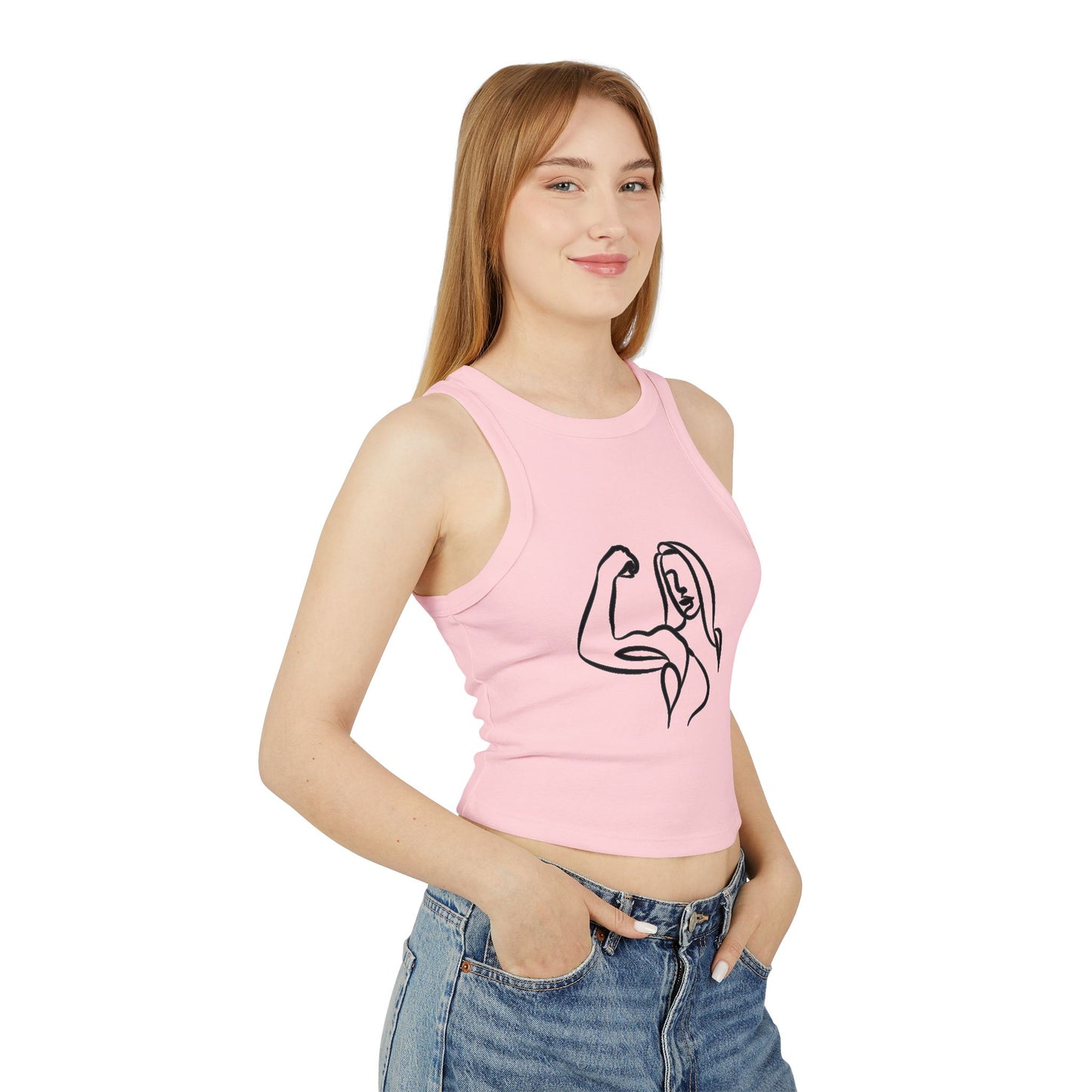 Micro Rib Women's Tank Top - Emily Young Fitness 2025 Fundraising Shirts