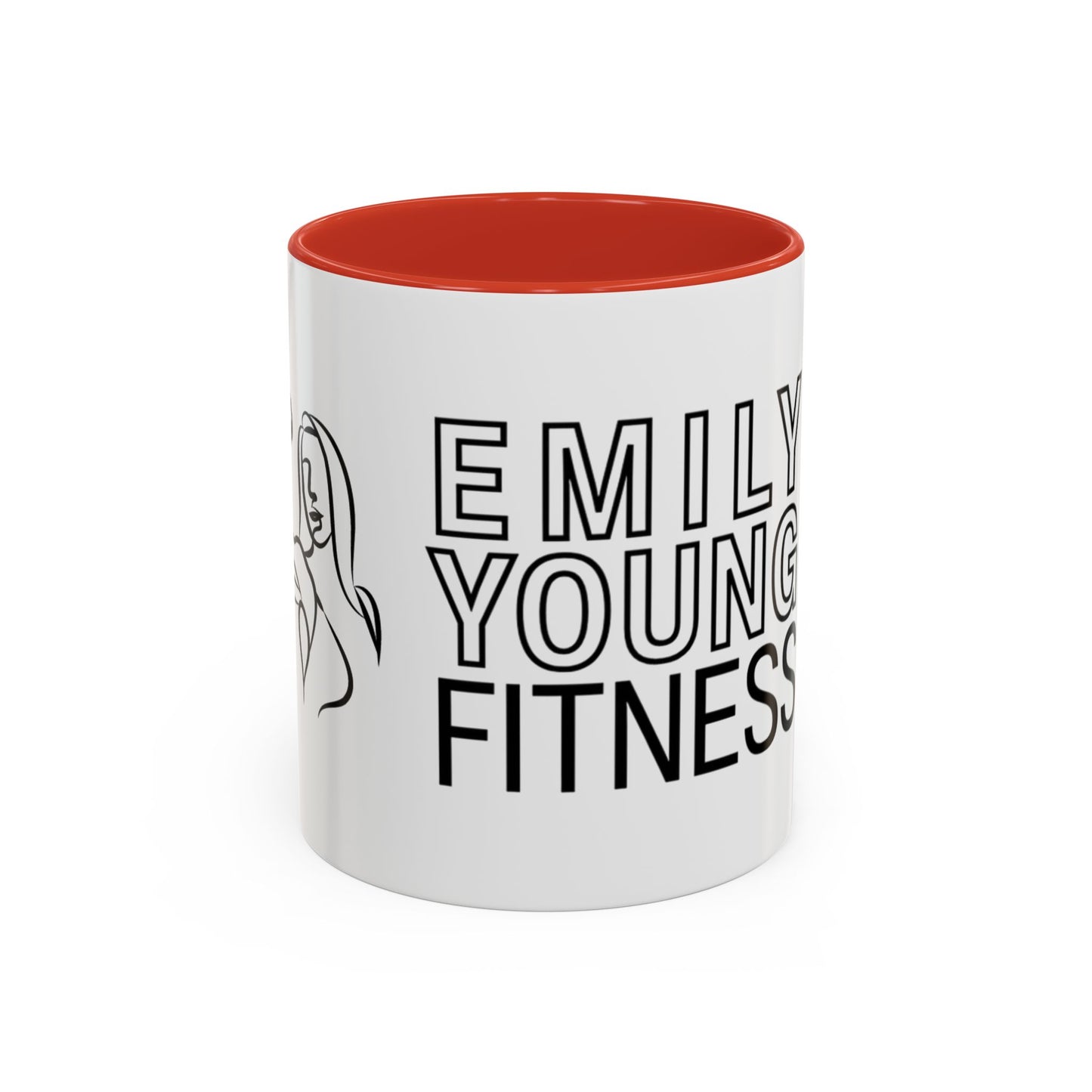 Emily Young Fitness Accent Coffee Mug