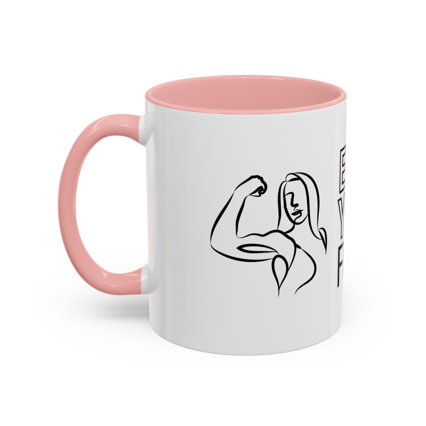 Emily Young Fitness Accent Coffee Mug