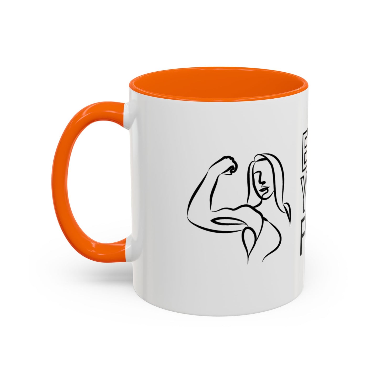 Emily Young Fitness Accent Coffee Mug