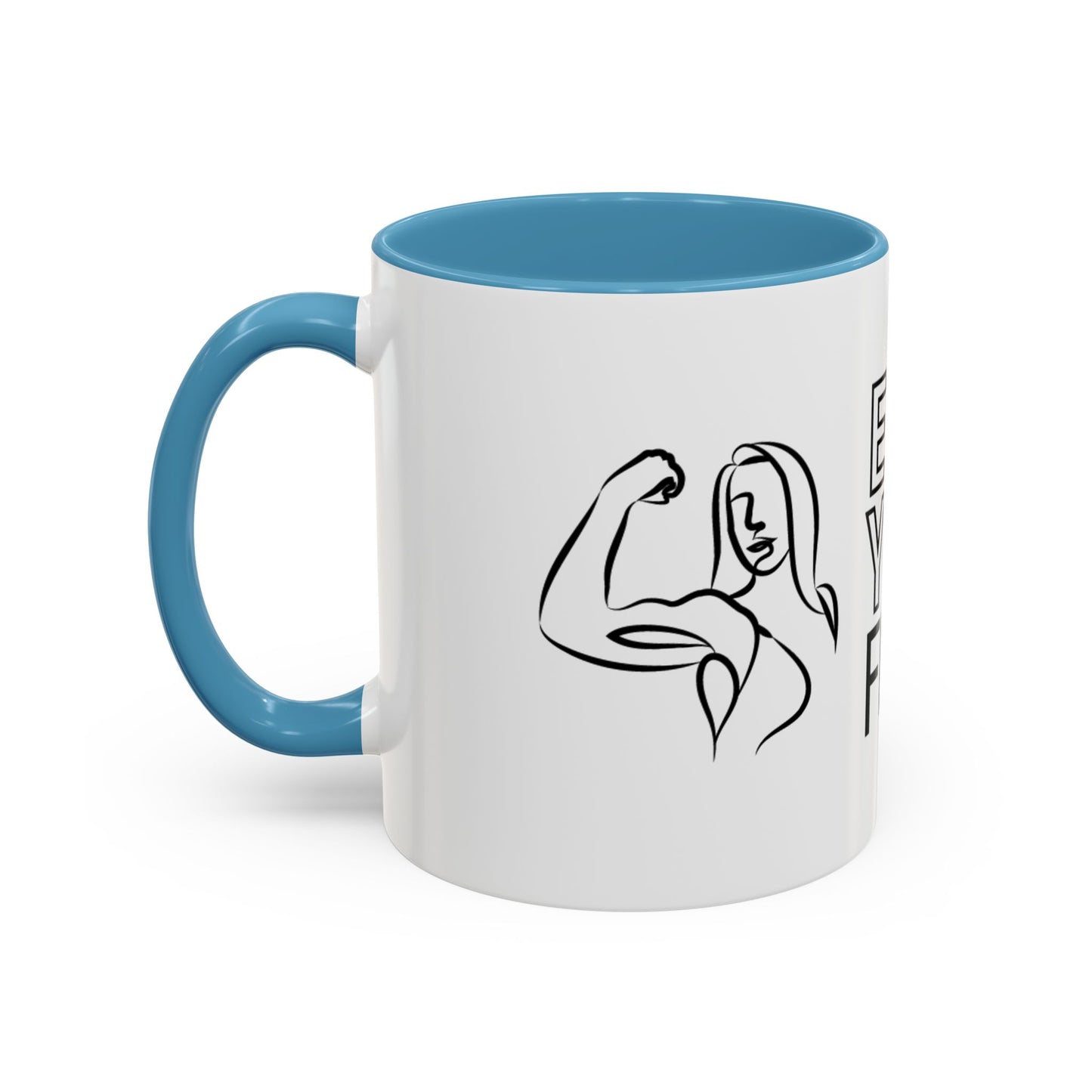 Emily Young Fitness Accent Coffee Mug