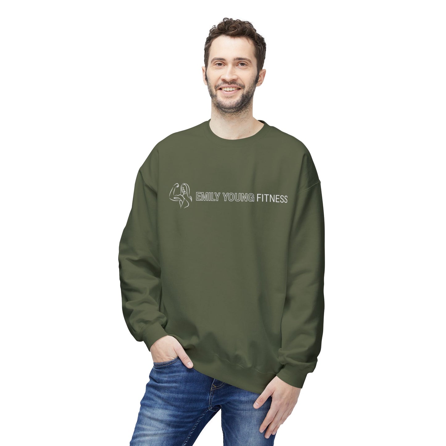 Emily Young Fitness - Unisex Midweight Softstyle Fleece Crewneck Sweatshirt