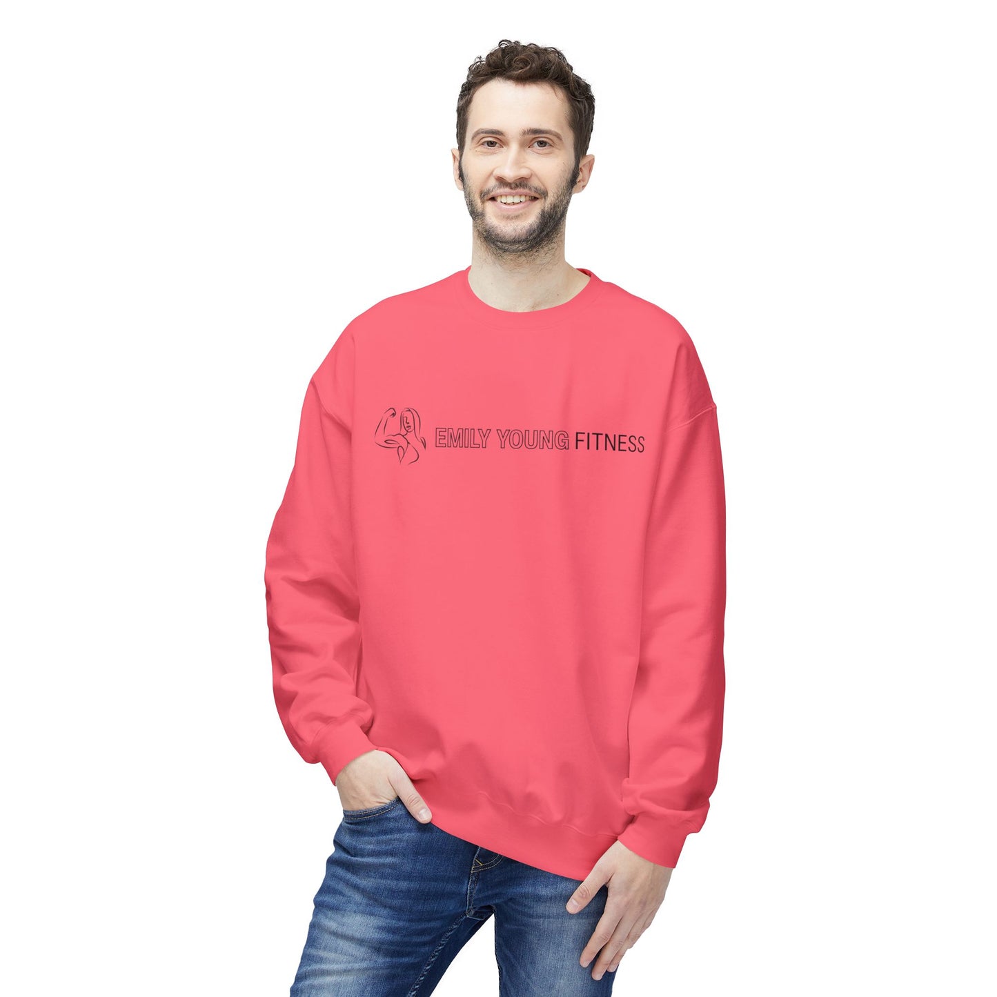 Emily Young Fitness - Unisex Midweight Softstyle Fleece Crewneck Sweatshirt