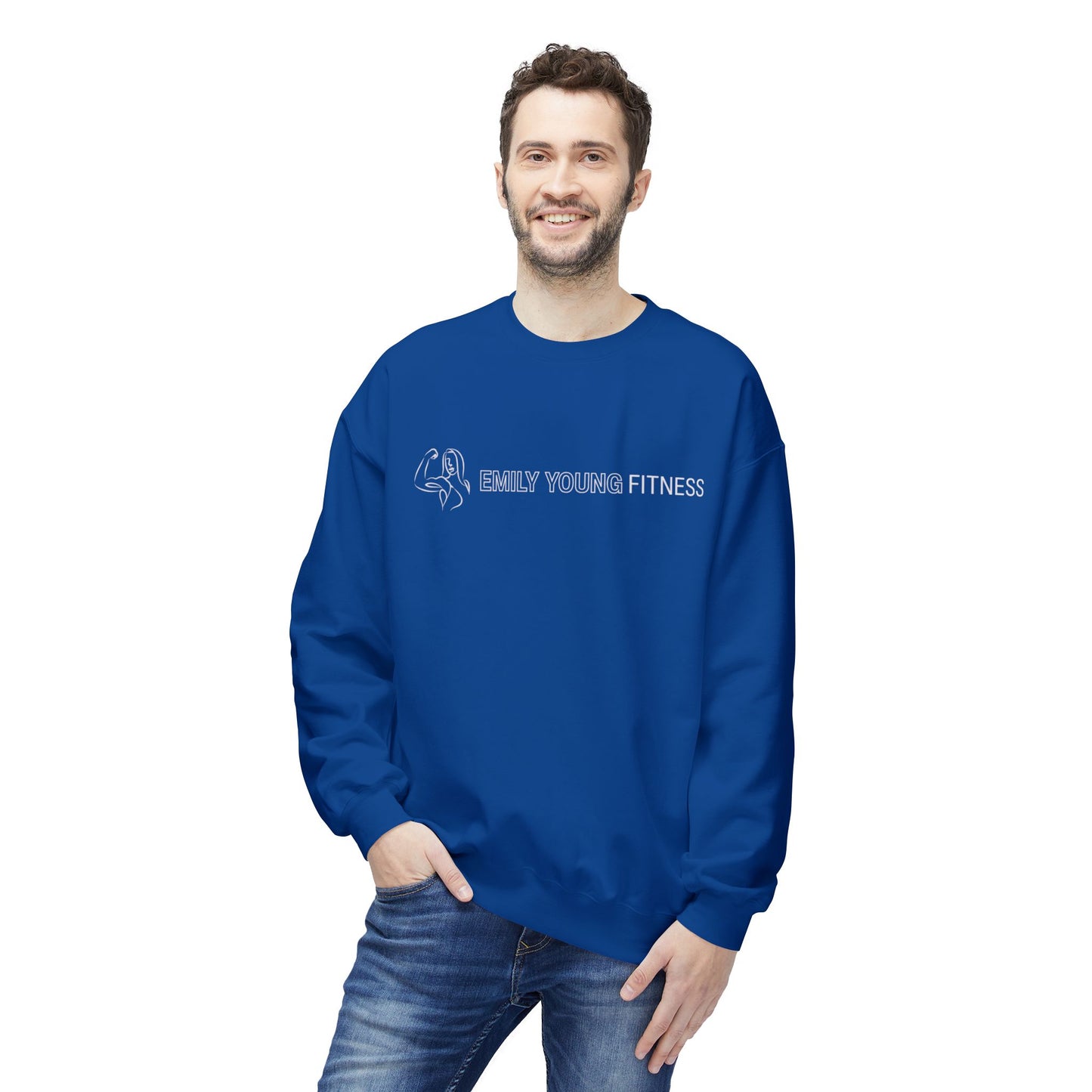Emily Young Fitness - Unisex Midweight Softstyle Fleece Crewneck Sweatshirt