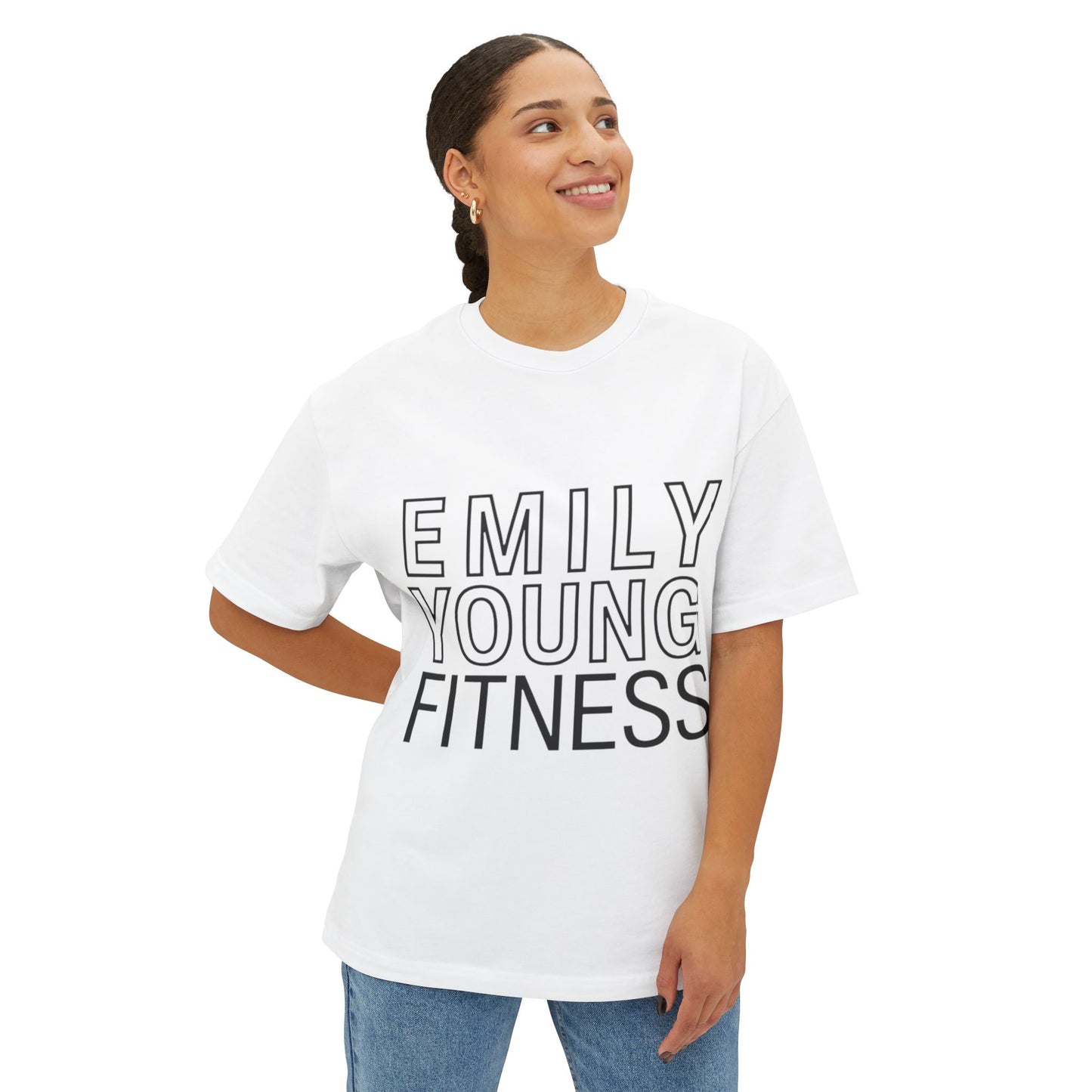Emily Young Fitness Boxy Graphic Tee