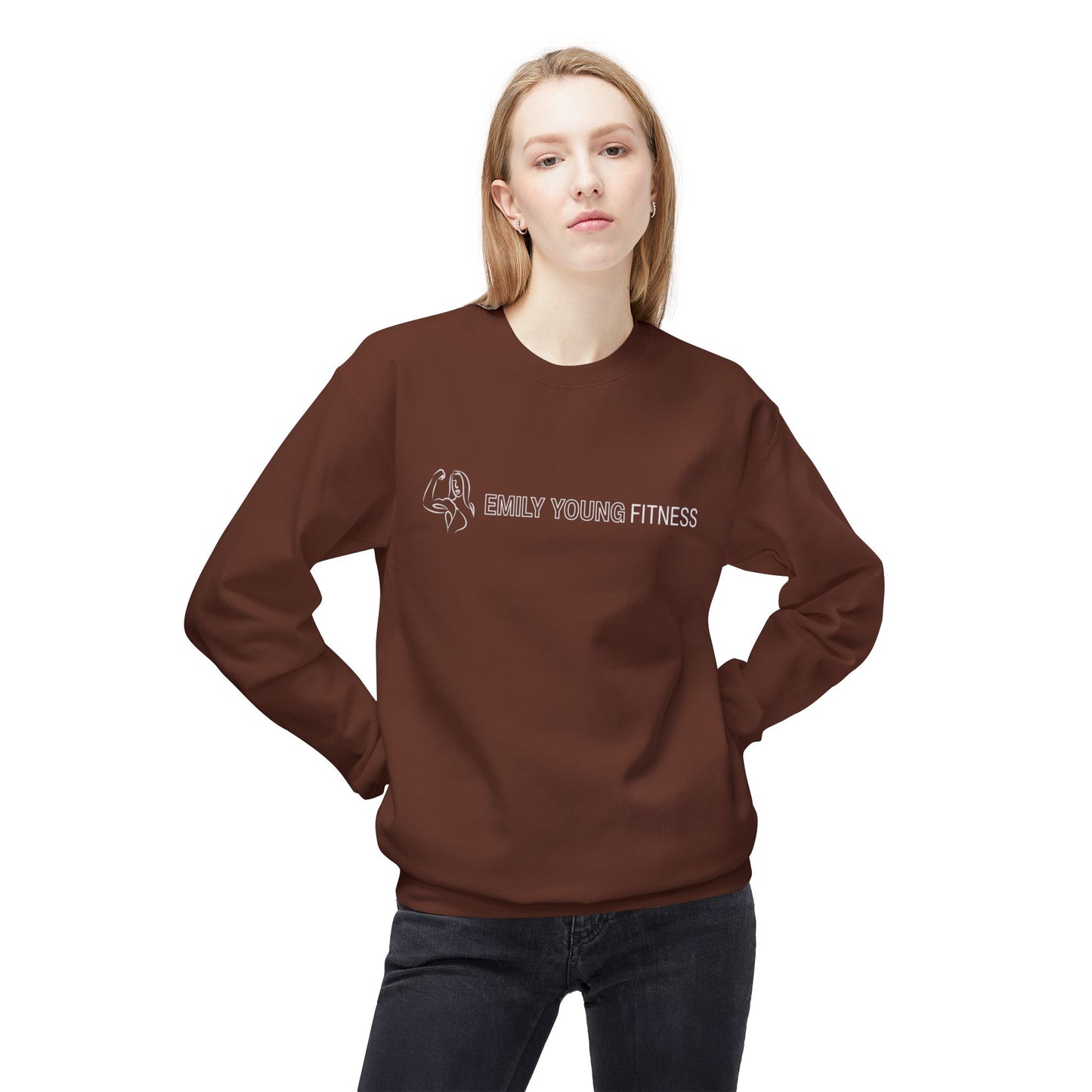 Emily Young Fitness - Unisex Midweight Softstyle Fleece Crewneck Sweatshirt