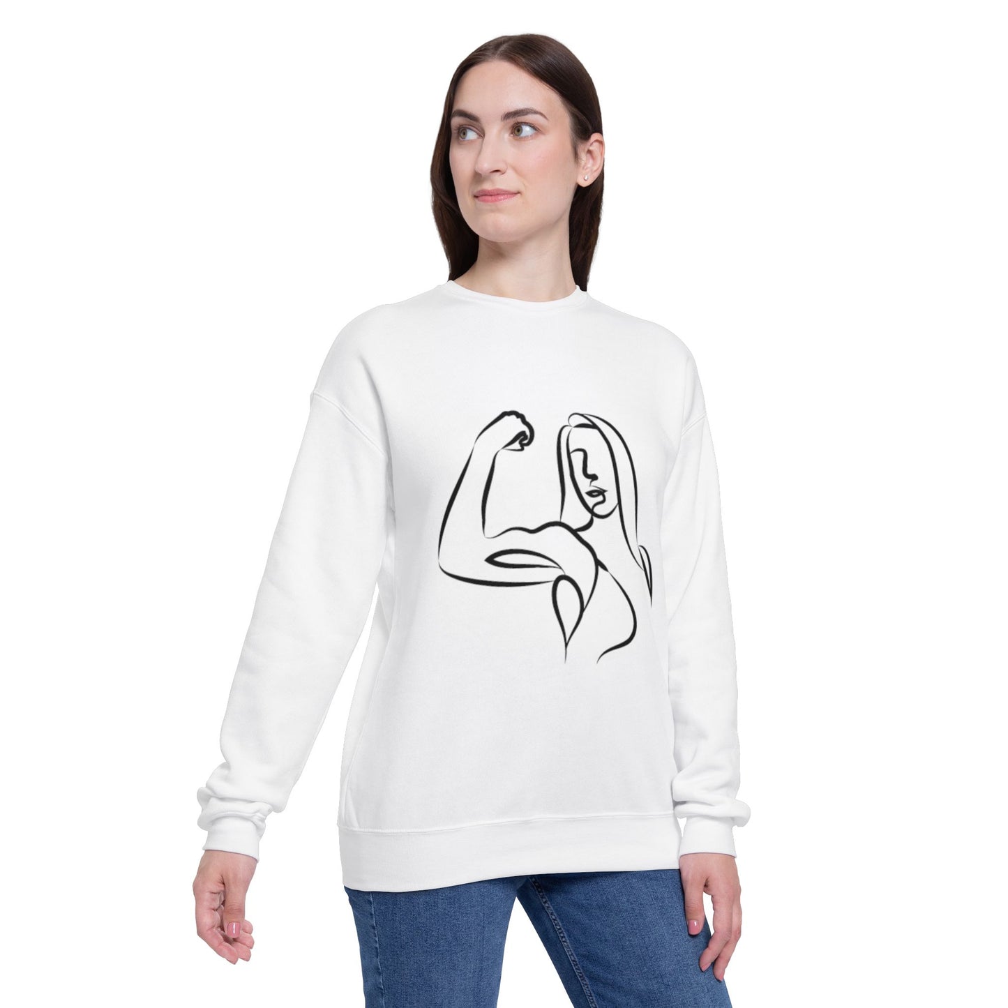 Emily Young Fitness Crewneck Unisex Sweatshirt