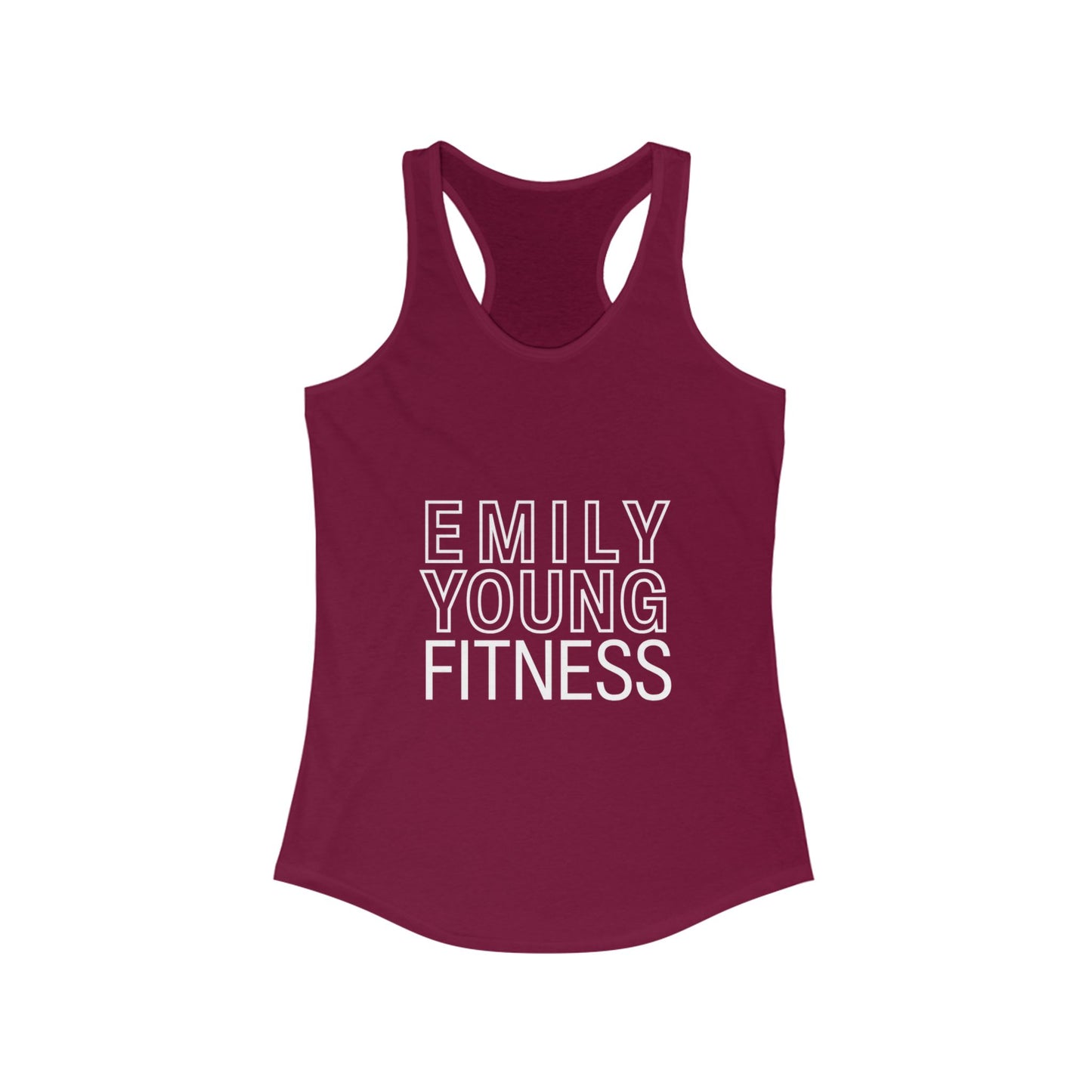 Emily Young Fitness Racerback Tank Top
