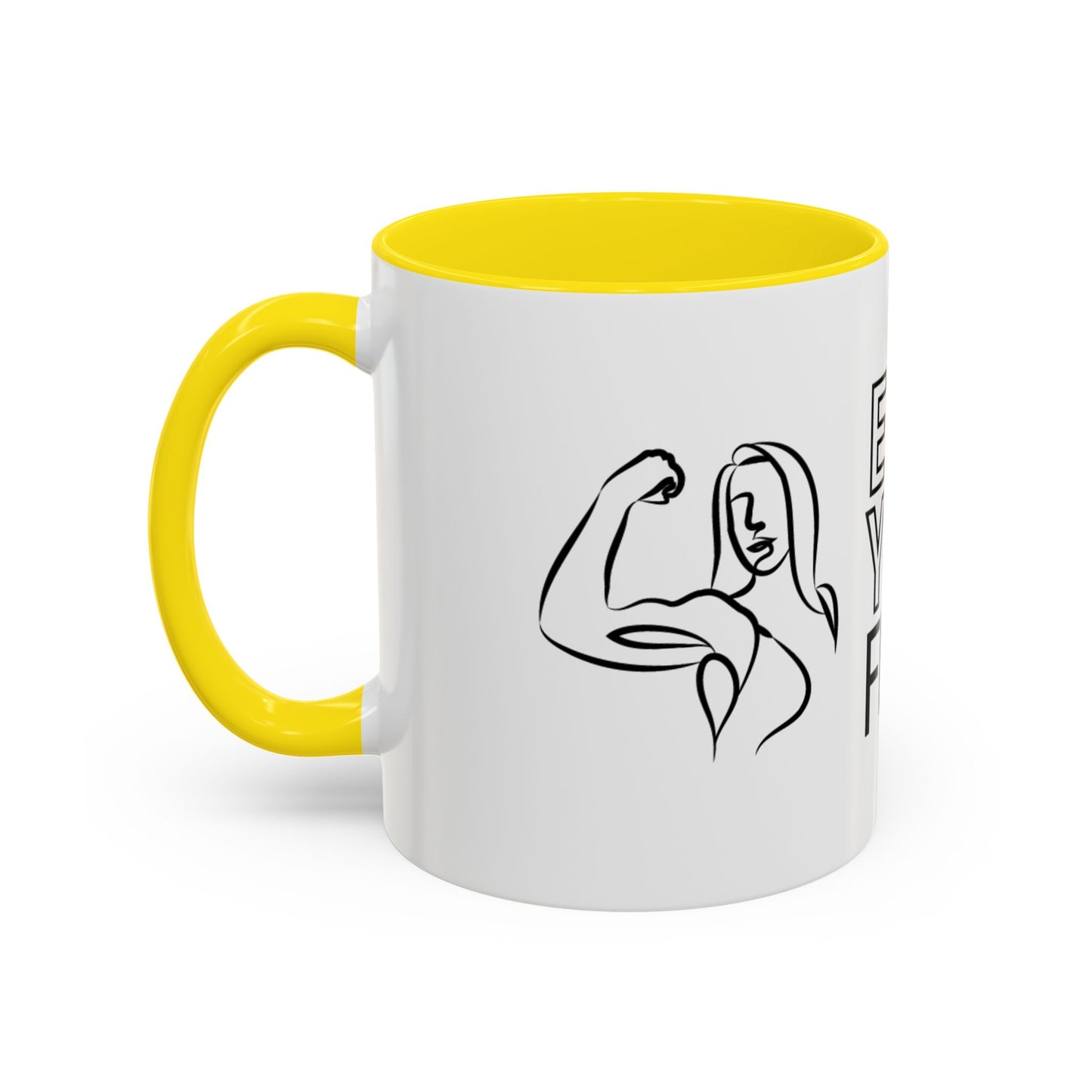 Emily Young Fitness Accent Coffee Mug