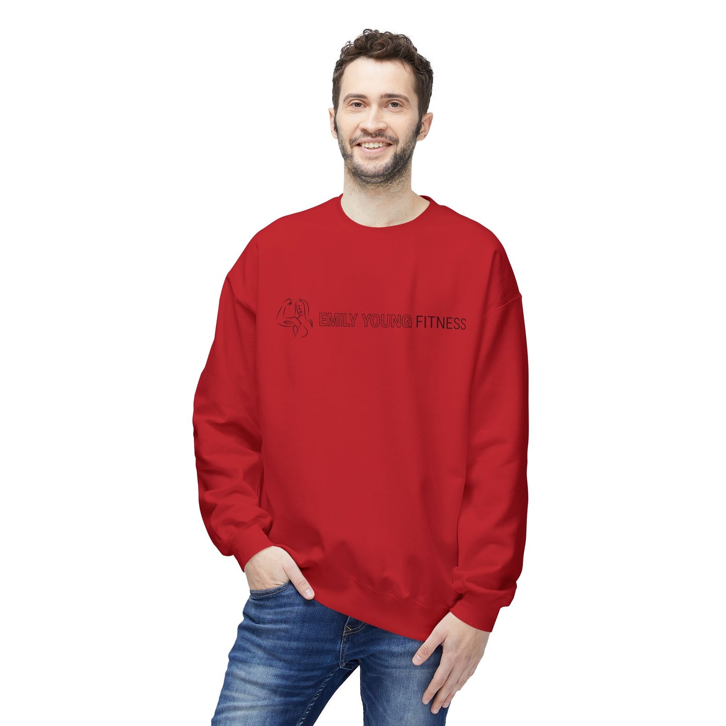 Emily Young Fitness - Unisex Midweight Softstyle Fleece Crewneck Sweatshirt